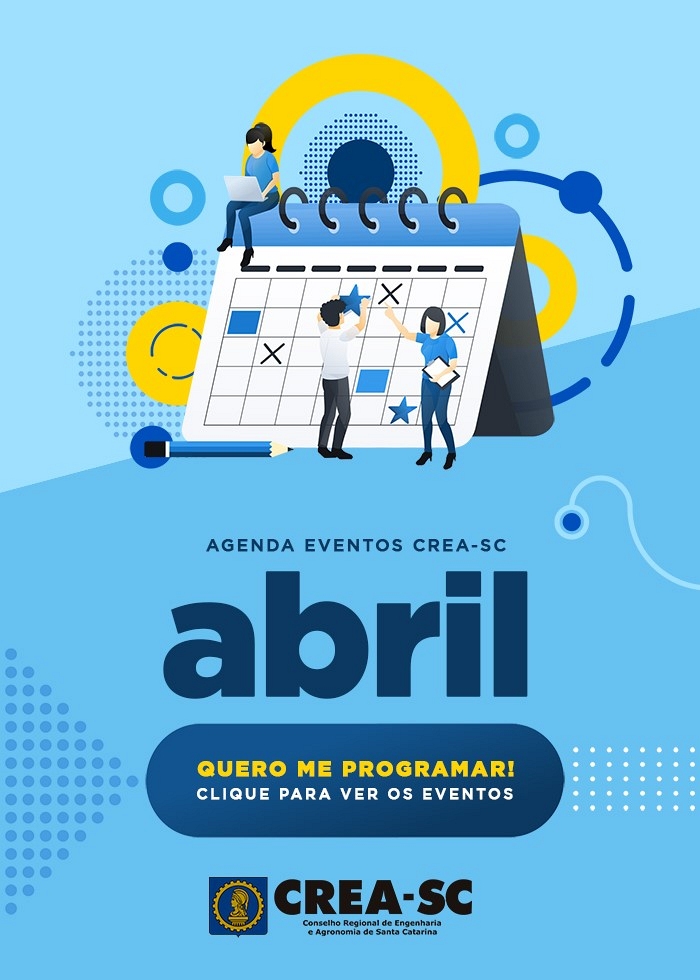 Agenda de Eventos CREA/SC Abril