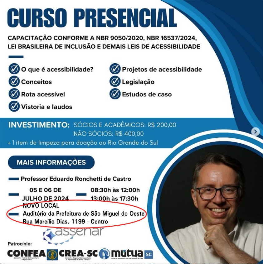 Inscrições encerradas para o curso de Acessibilidade