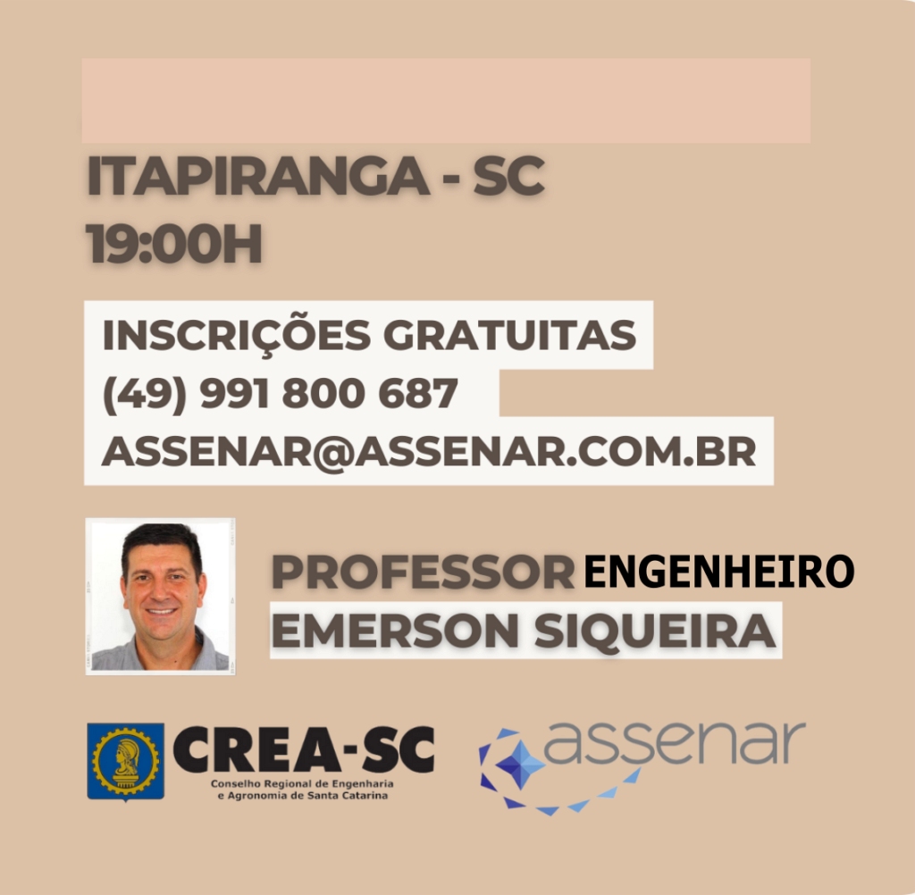 Política de patrocínio do CREA proporciona palestra Obras Especiais