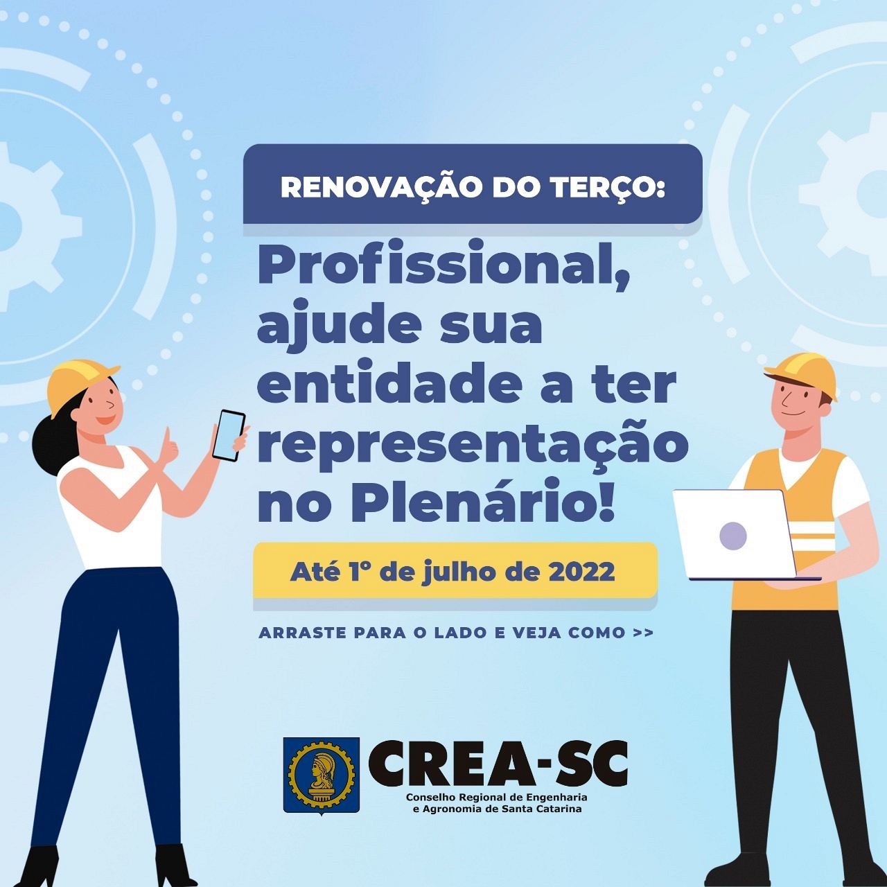 Renovação do Terço no Plenário