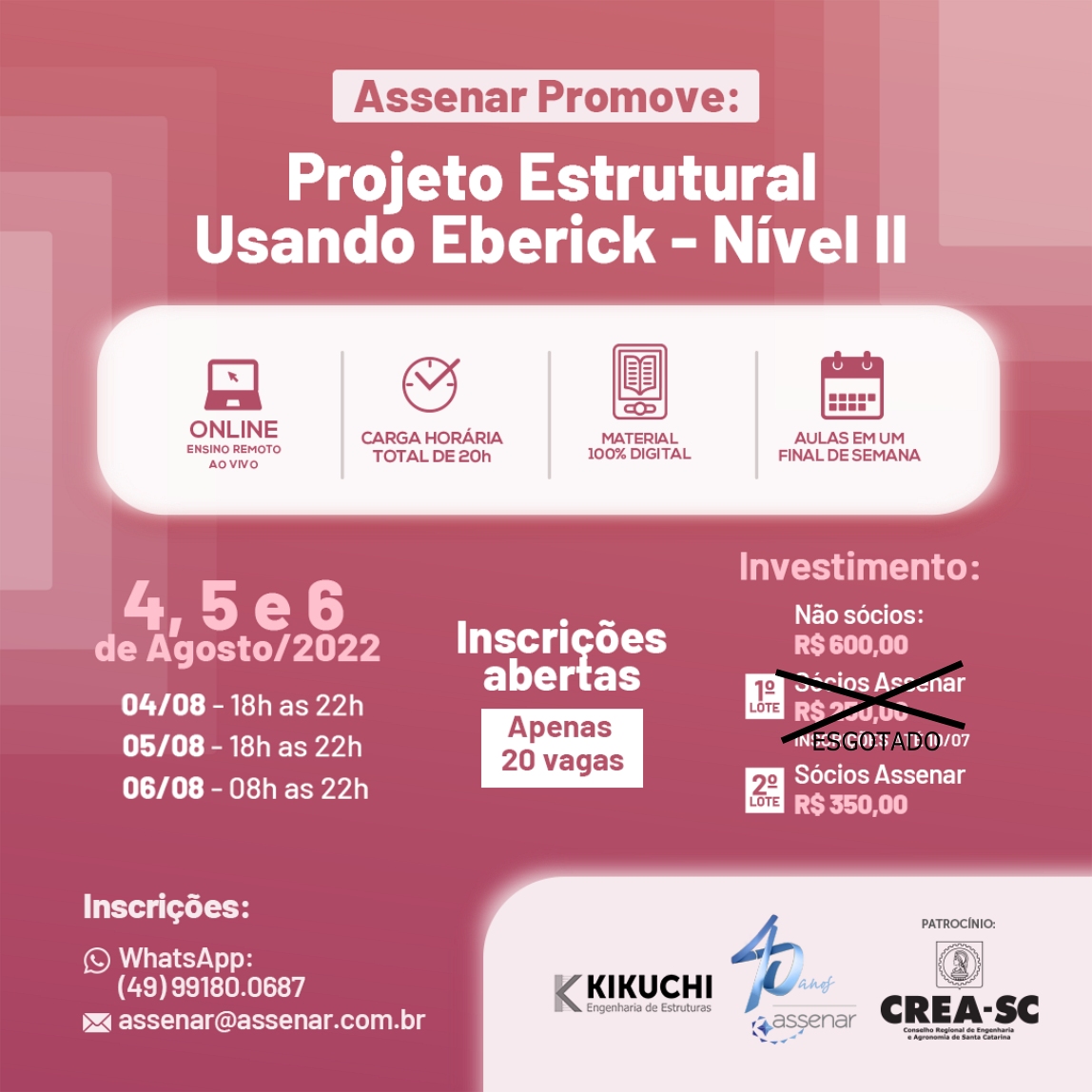 Últimas Vagas – Curso Eberick II